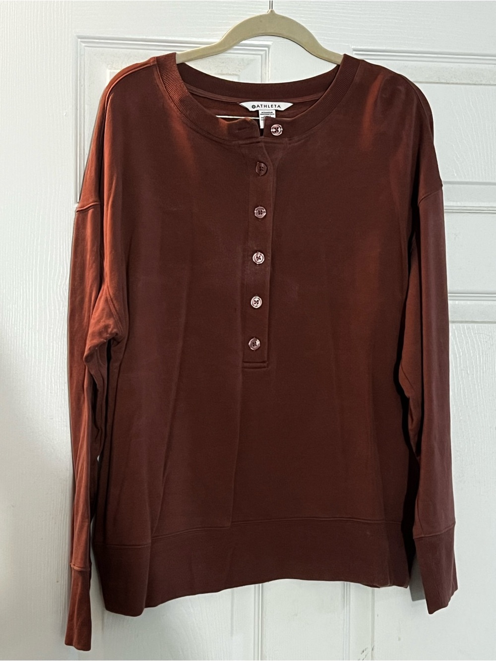 Athleta Balance Henley Sweatshirt